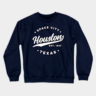 Vintage Houston Texas Space City USA Crewneck Sweatshirt